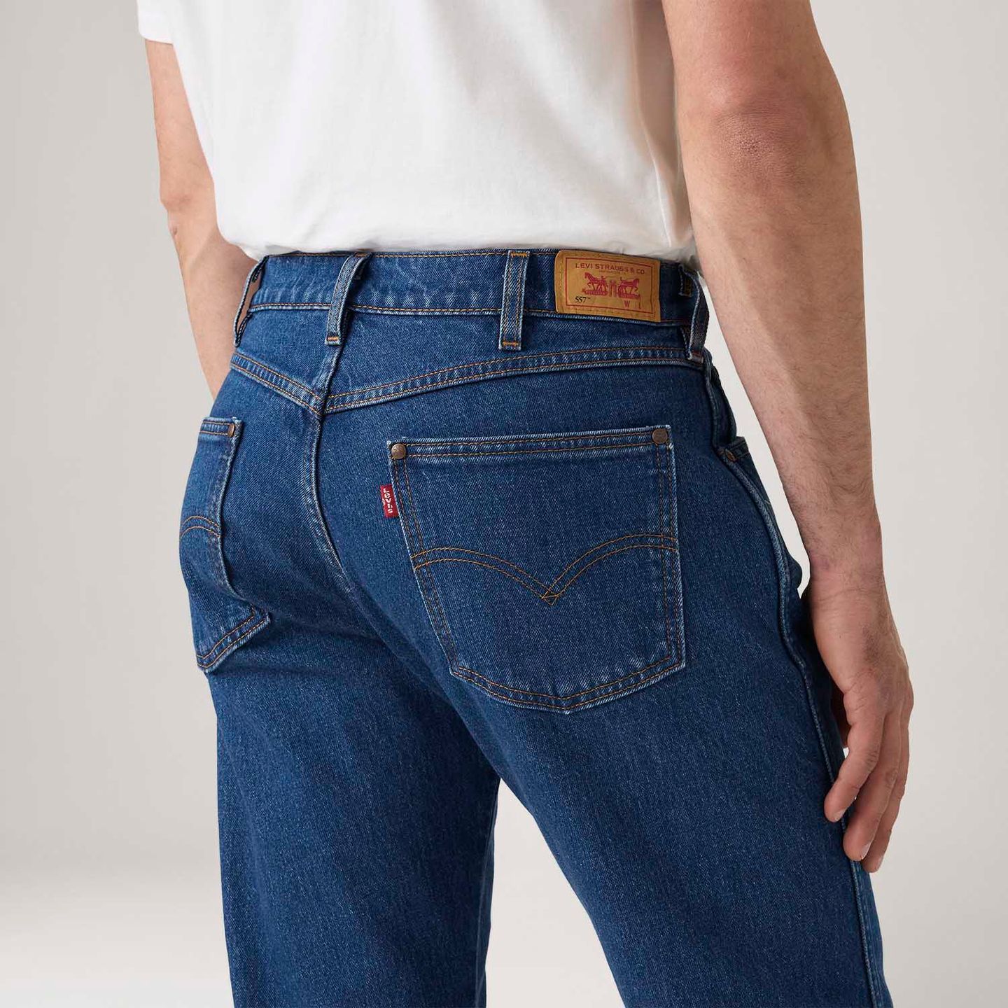 Calça Jeans Levi's® 557® Western Straight Lavagem Média - Levi's