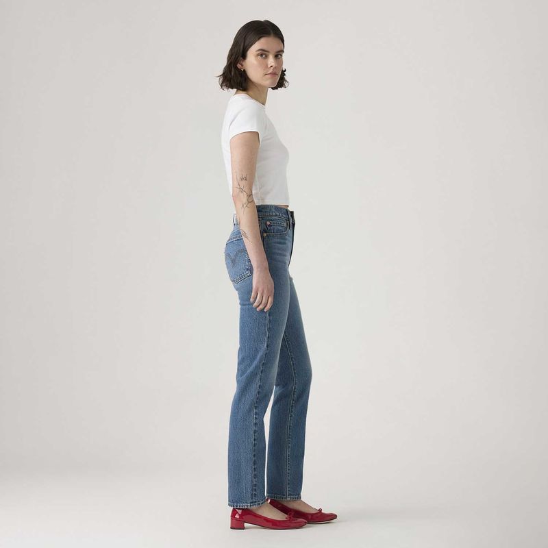 Calça Jeans Levi's® Wedgie Slim Lavagem Média - Levi's® Brasil
