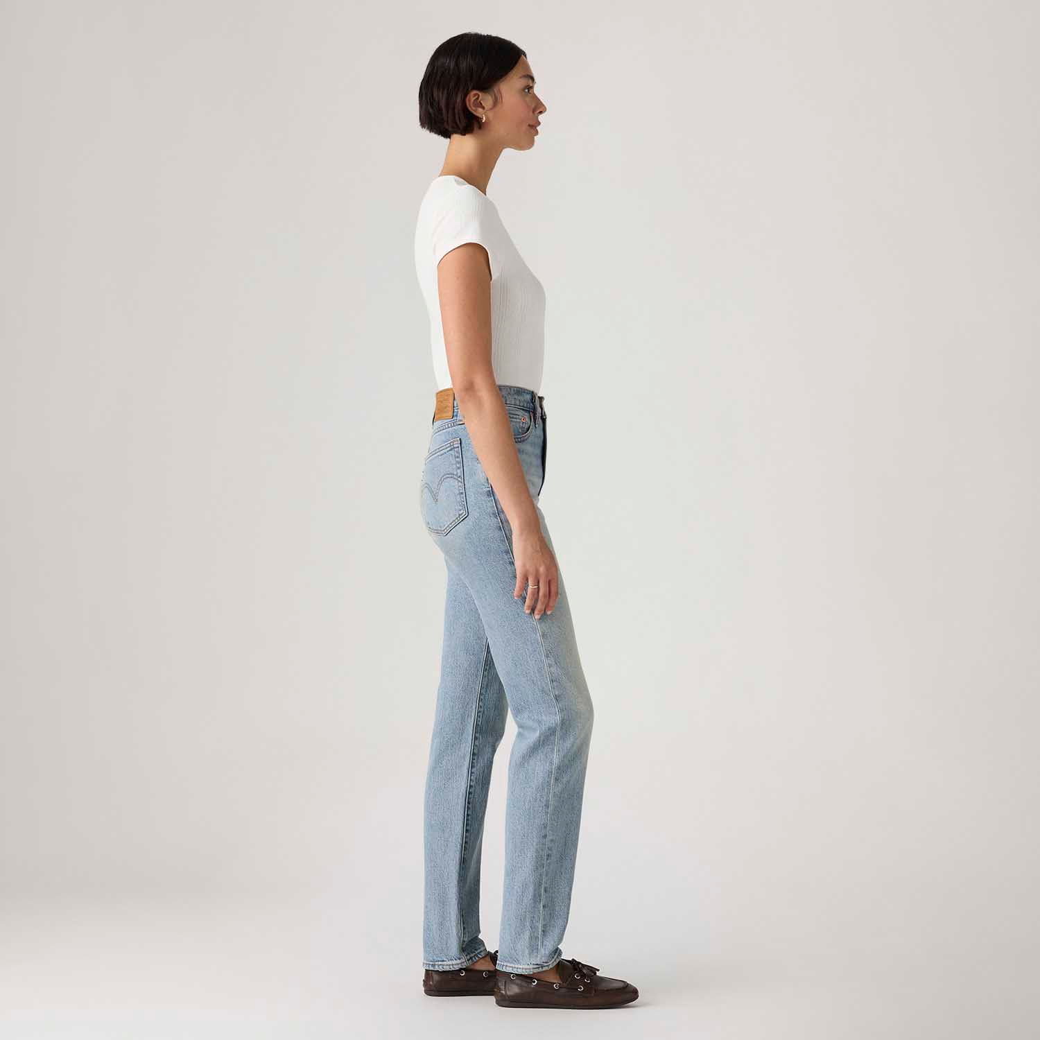 Calça Jeans Levi's® Wedgie Slim Lavagem Média - Levi's® Brasil