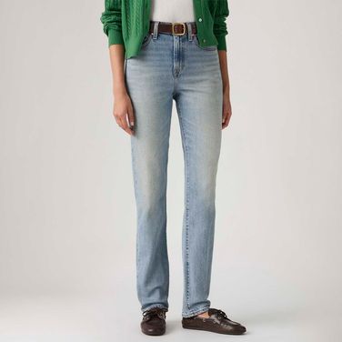 Calça Jeans Levi's® Wedgie Slim Lavagem Clara