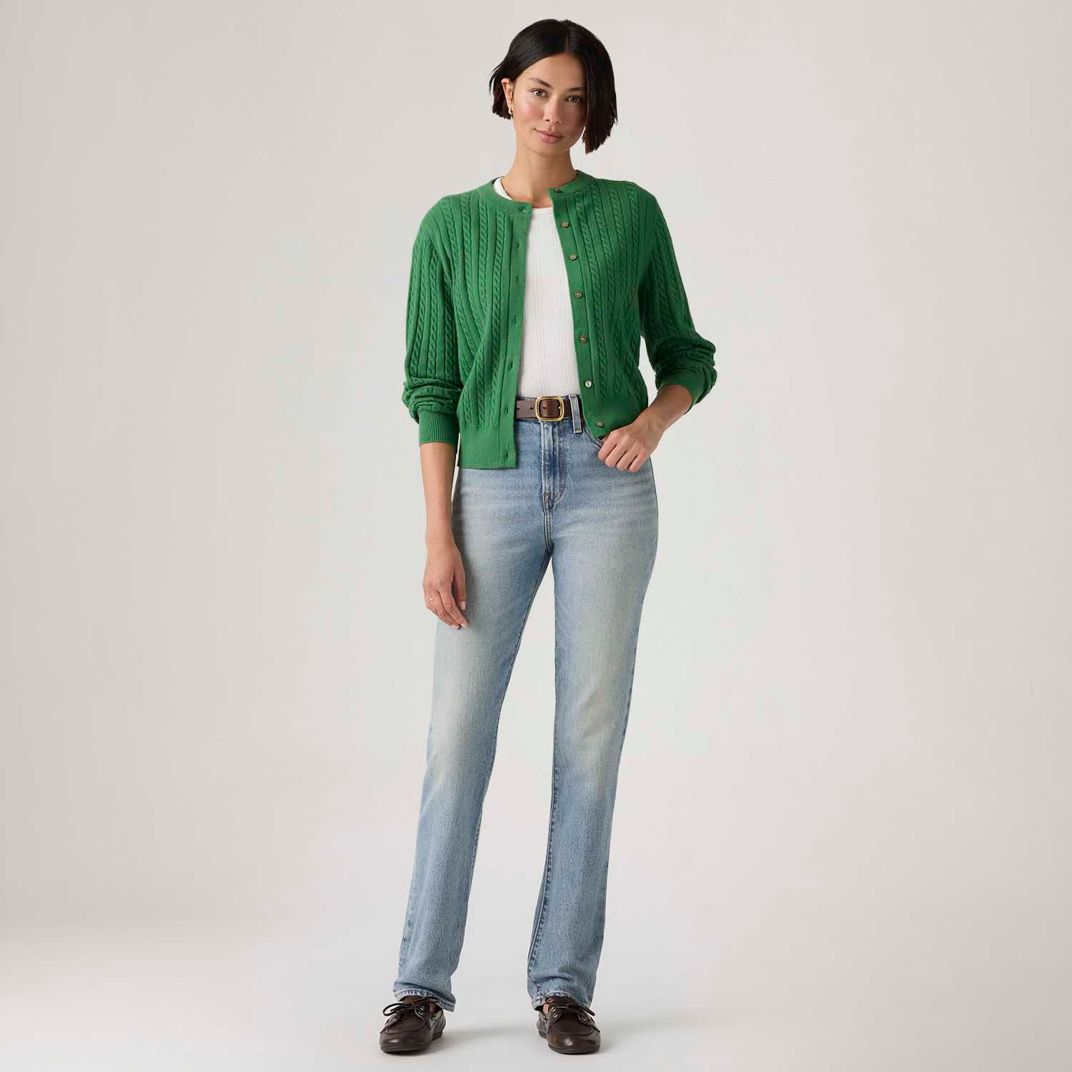 Calça Jeans Levi's® Wedgie Slim Lavagem Clara - Levi's® Brasil