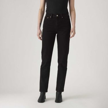 Calça Jeans Levi's® Wedgie Slim Preta