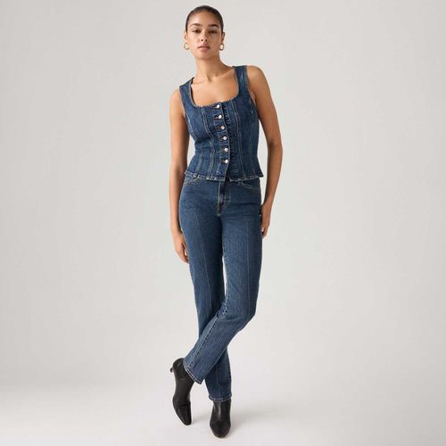 Calça Jeans Levi's® Wedgie Slim Lavagem Escura