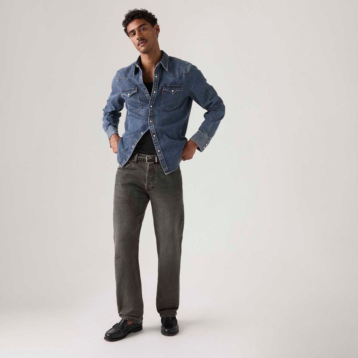 Calça Jeans Levi's® 501® Original Preta - Levi's® Brasil