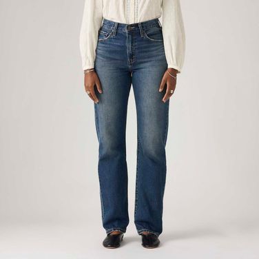 Calça Jeans Levi's® Easy Dad Lavagem Escura