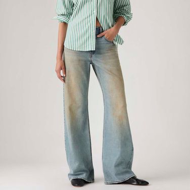 Calça Jeans Levi's® Loose Boot Lavagem Média