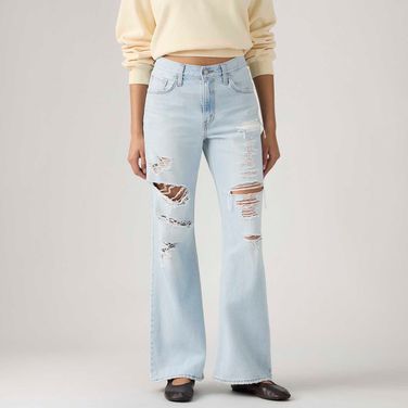 Calça Jeans Levi's® Loose Boot Lavagem Média