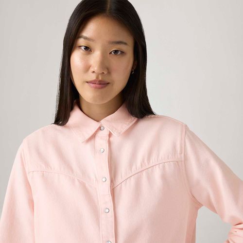 Camisa Jeans Levi's® Logan Tencel Rosa