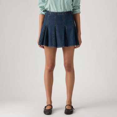 Saia Jeans Levi's® Godet Mini Lavagem Escura