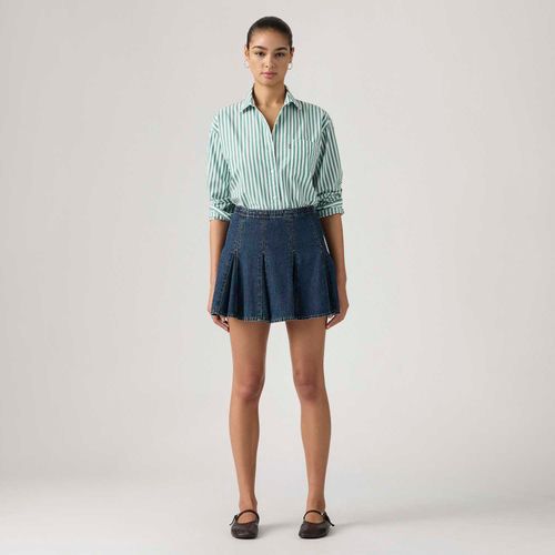 Saia Jeans Levi's® Godet Mini Lavagem Escura