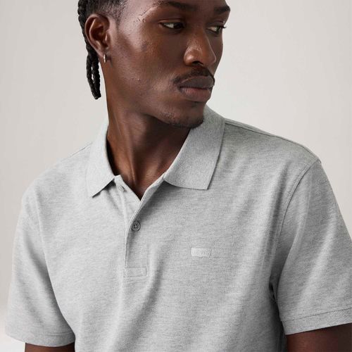 Polo Levi's® Icon Cinza Manga Curta
