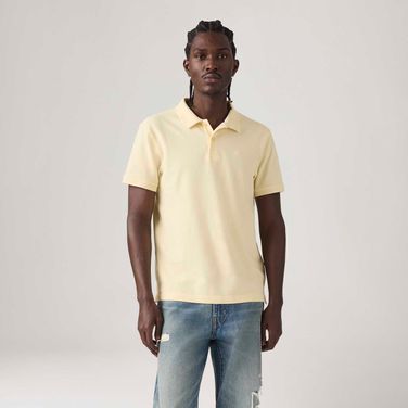 Polo Levi's® Icon Amarela Manga Curta