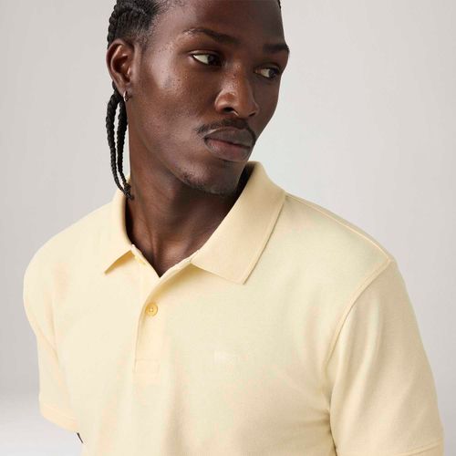 Polo Levi's® Icon Amarela Manga Curta