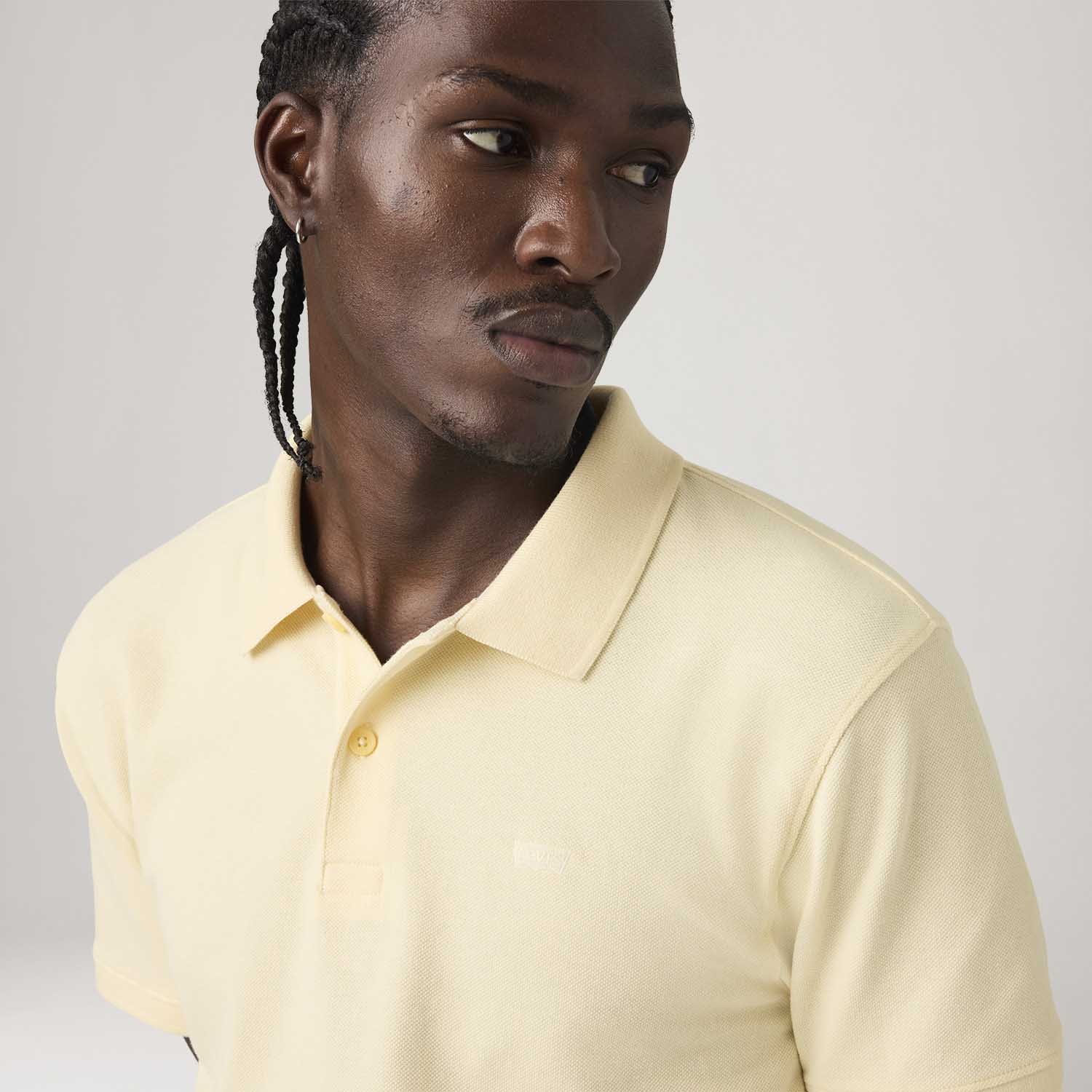 Polo Levi's® Icon Amarela Manga Curta - Levi's® Brasil