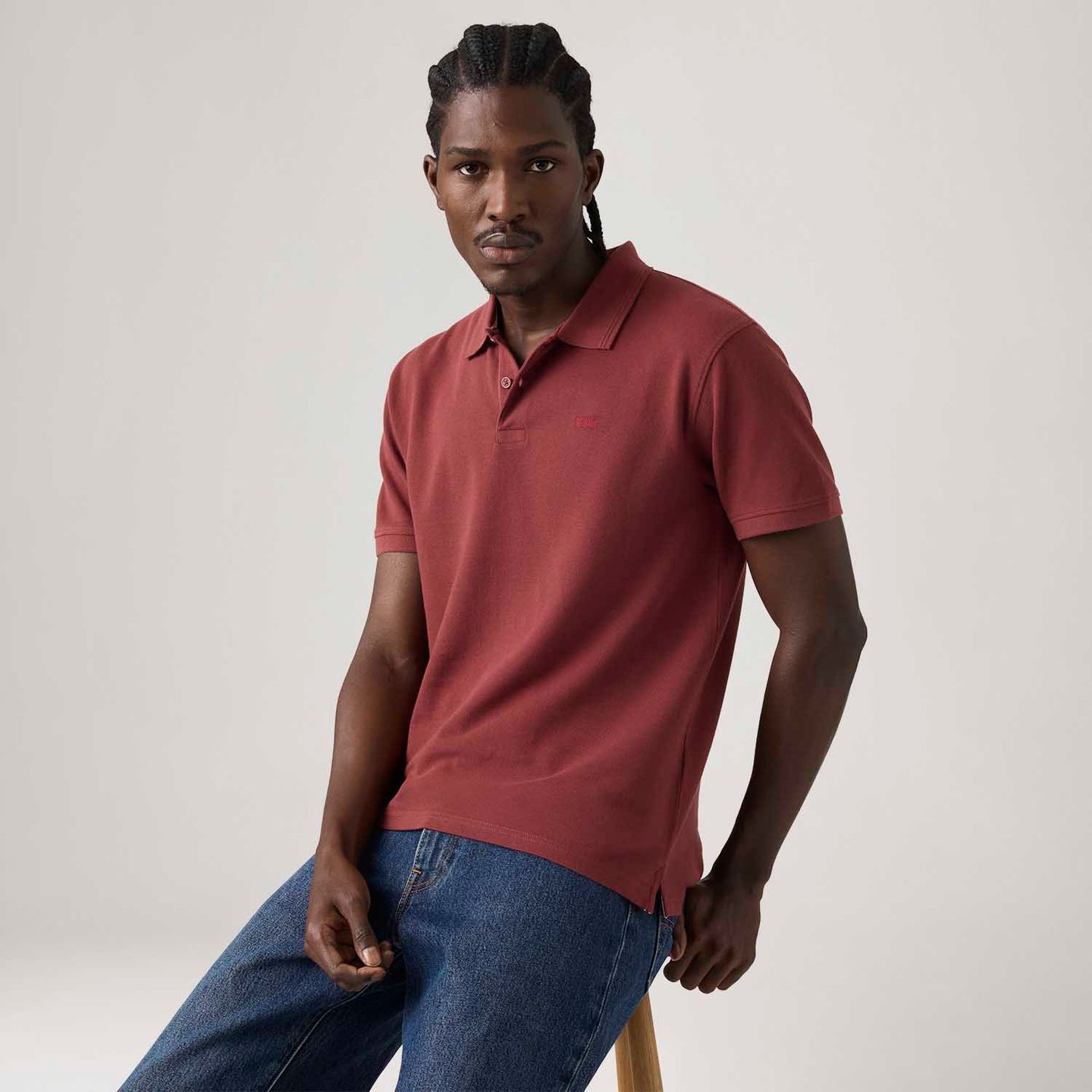 Polo Levi's® Icon Vermelha Manga Curta - Levi's® Brasil