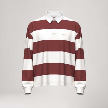 Polo Levi's® Hudson Rugby Listrada Manga Longa