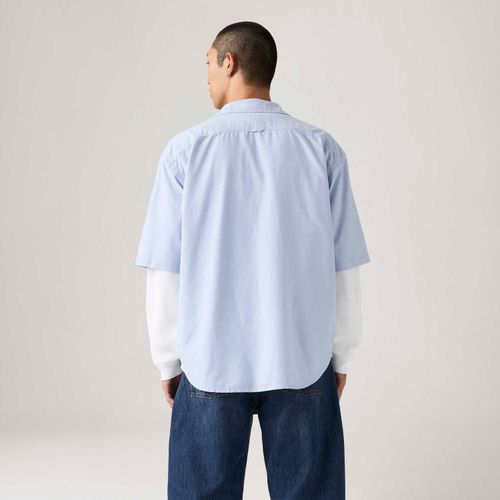 Camisa Levi's® Pacifica Loose Azul Manga Curta