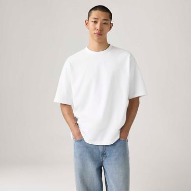 Camiseta Levi's® Heavyweight Loose Branca Manga Curta