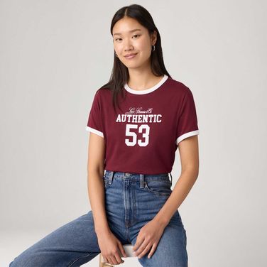 Camiseta Levi's® Graphic Favorite Vermelha Manga Curta