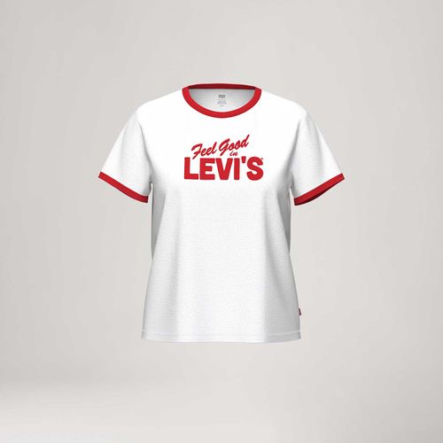 Camiseta Levi's® Graphic Favorite Branca Manga Curta