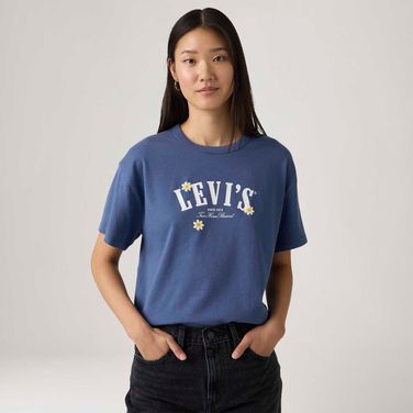 Camiseta Levi's® Vintage Azul Manga Curta
