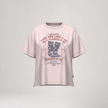 Camiseta Levi's® Vintage Rosa Manga Curta