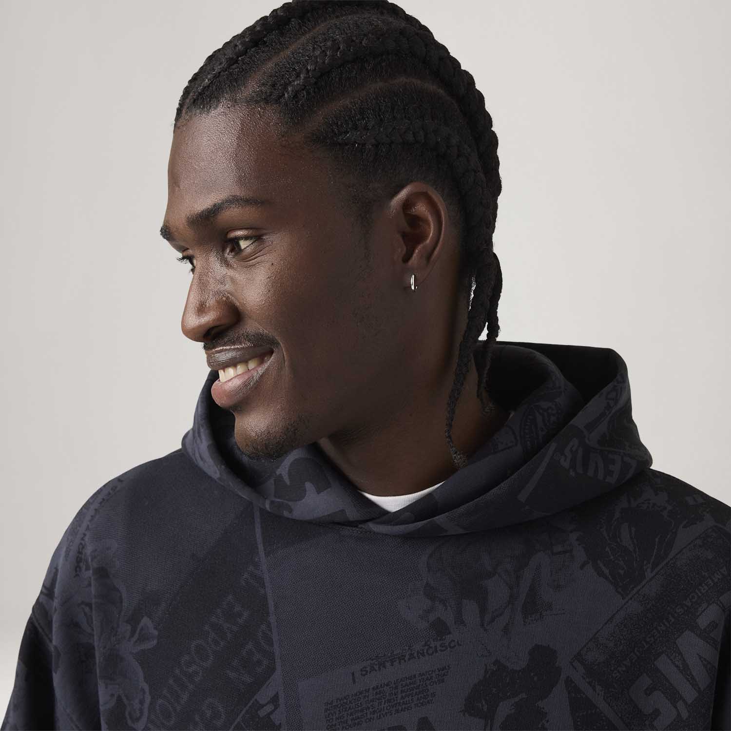 Moletom Levi's® Sunset Graphic Hoodie com Capuz Azul - Levi's® Brasil
