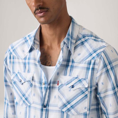 Camisa Jeans Levi's® Western Barstow Standard Xadrez