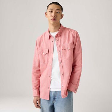 Camisa Levi's® Relaxed Western Vermelha