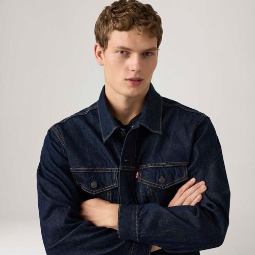 Jaqueta Jeans Levi's® Relaxed Trucker Lavagem Escura