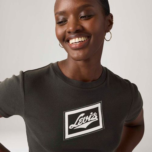 Camiseta Levi's® Graphic Essential Sporty Preta Manga Curta