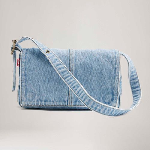Bolsa Baguete Jeans Levi's® Brannan Lavagem Clara - U USA | U BR