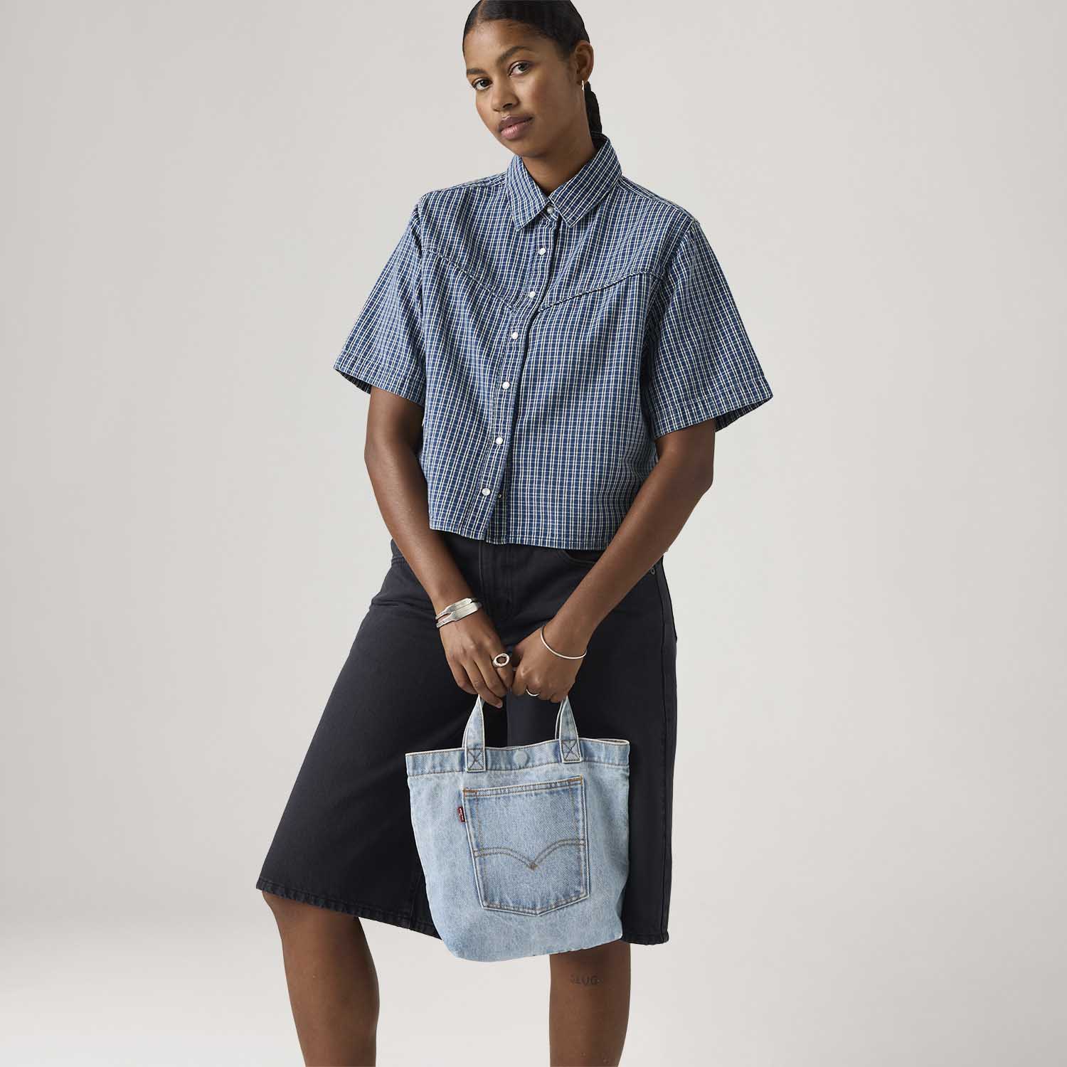Tote Bag Mini Levi's® Pocket Lavagem Média - U USA | U BR - Levi's