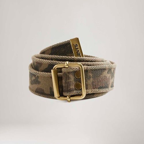 Cinto Levi's® Washed Down Cotton Verde