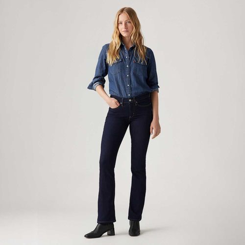 Calça Jeans Levi's® 315 Shaping Boot Lavagem Escura