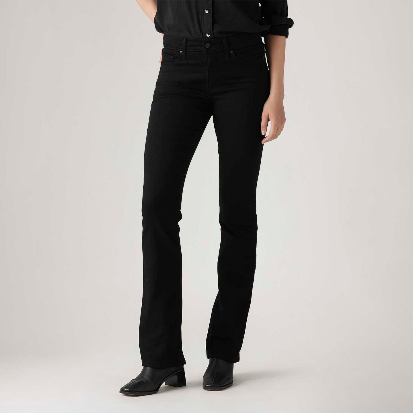 Calça Jeans Levi's® 315® Shapping Boot Preta - Levi's® Brasil