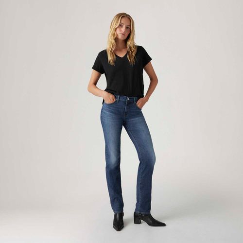 Calça Jeans Levi's® 314® Shaping Straight Lavagem Escura