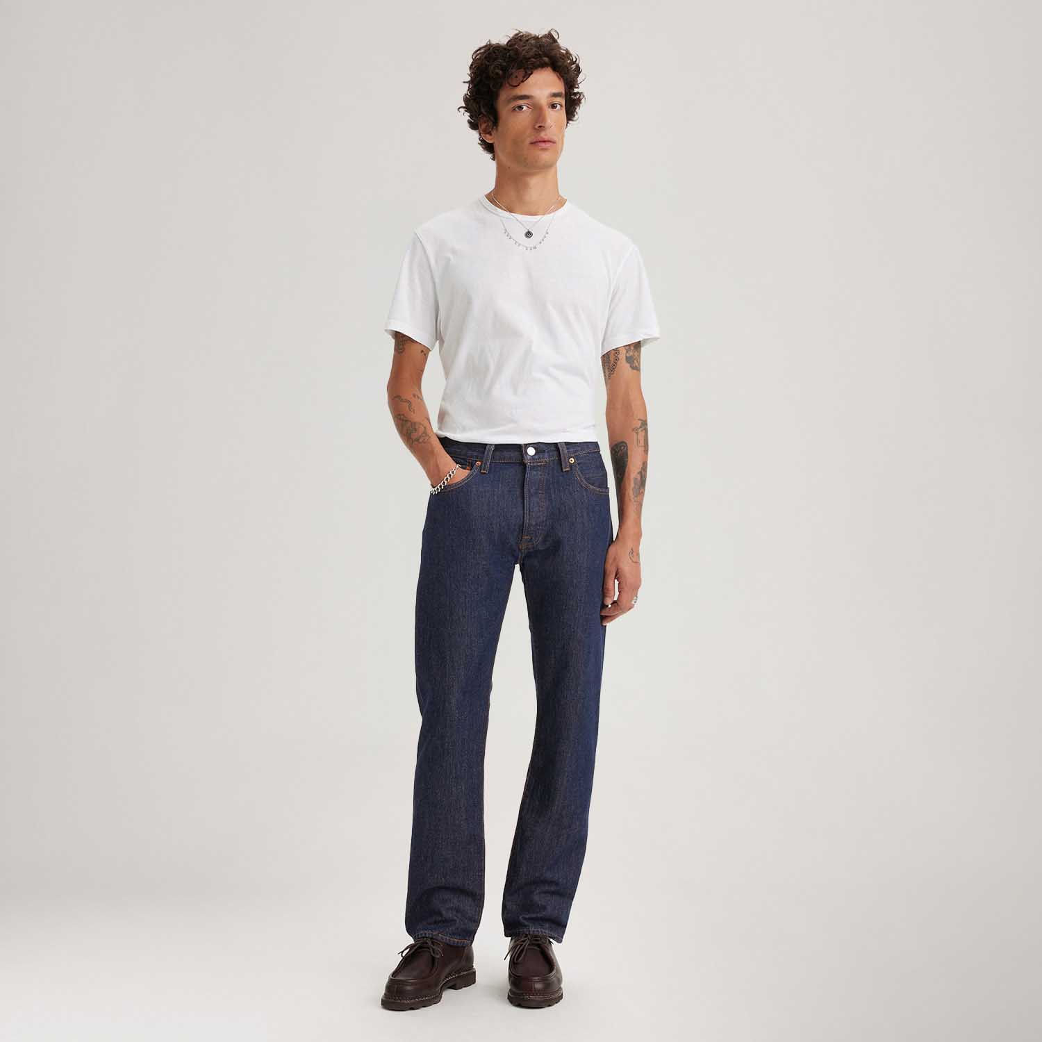 Calça Jeans Levi's® 501® Original Lavagem Escura | FastStore PDP Calça Jeans Levi's® 501® Original Lavagem Escura | FastStore PDP