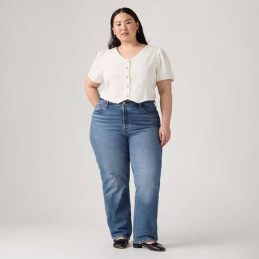 Calça Jeans Levi's® 501® For Women Plus Size Lavagem Clara
