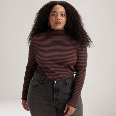 Camiseta Levi's® Pl Flora Mockneck