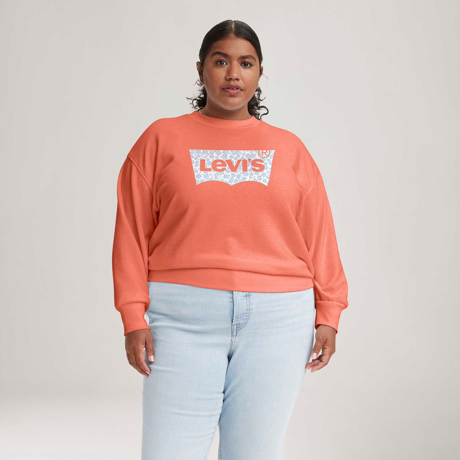 Moletom Levi's® Graphic Standard Plus Size Coral - Levi's® Brasil