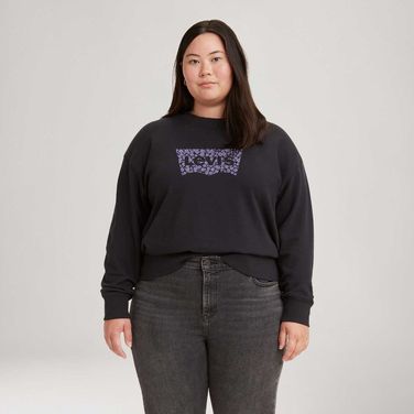 Moletom Levi's® Graphic Standard Plus Size Preto