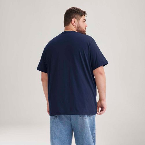 Camiseta Levi's® Big Relaxed Fit Plus Size Manga Curta Azul Escuro