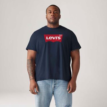 Camiseta Levi's® Big Graphic Clássica Manga Curta Azul Plus Size