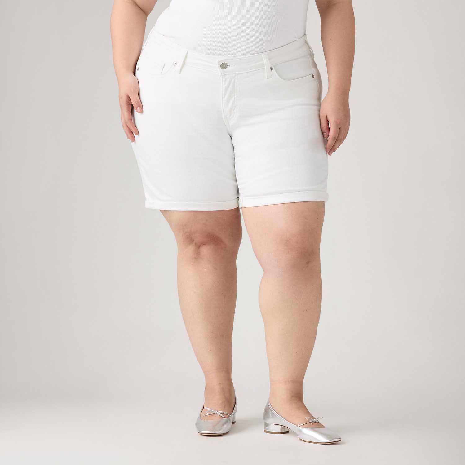 Short Levi's® Plus Size Branco - Levi's® Brasil