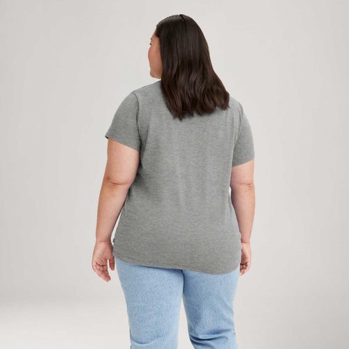 Camiseta Levi's® Clássica Perfect Plus Size Cinza