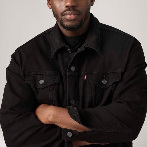 Jaqueta Levi's® Big Trucker Plus Size Preta