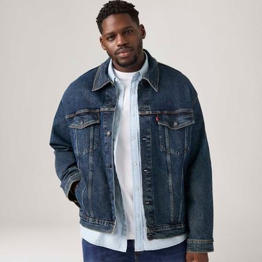 Jaqueta Jeans Levi's® Big Trucker Plus Size