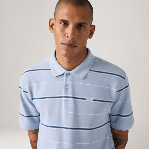 Polo Levi's® Icon Azul Manga Curta