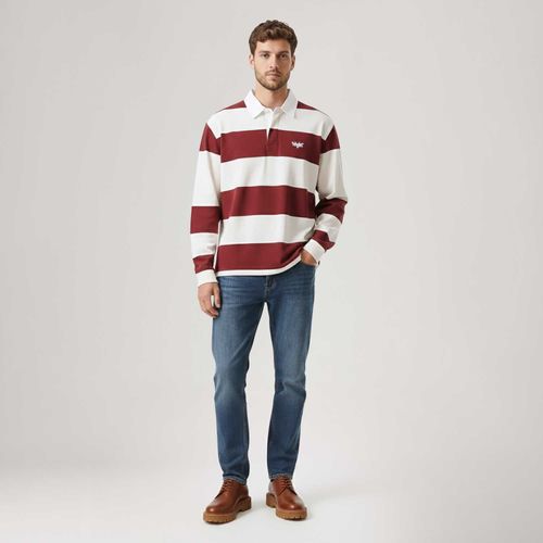Polo Levi's® Hudson Rugby Listrada Manga Longa
